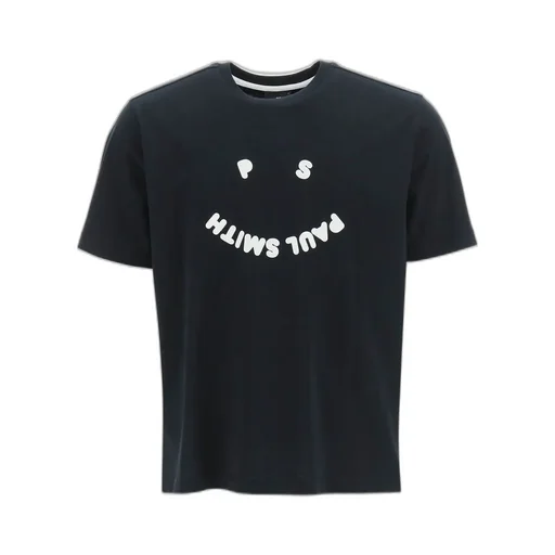 Paul Smith Smiley Logo Print Crewneck T-Shirt