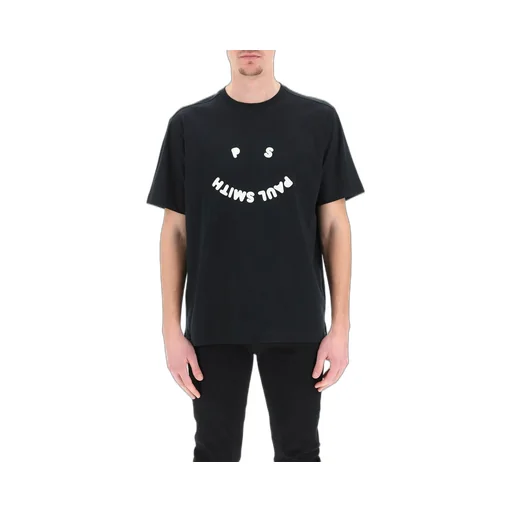 Paul Smith Smiley Logo Print Crewneck T-Shirt