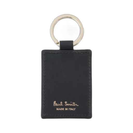 Paul Smith Logo Detailed Signature Stripe Keyring