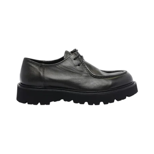 Pawelk's Round Toe Lace-Up Shoes
