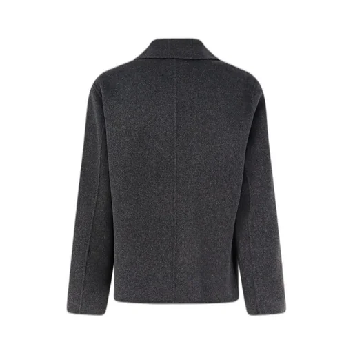 Paltò Zip Closure Wool Coat