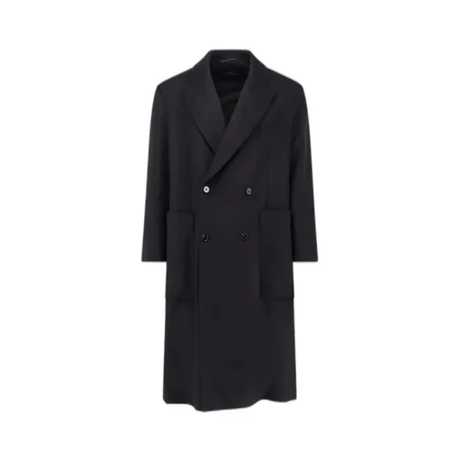 Paltò Double-Breasted Peak Lapel Coat
