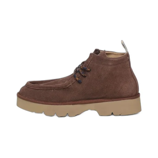 Panchic Suede Lace-Up Boots