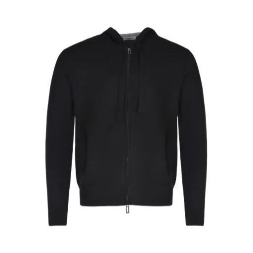 Paolo Pecora Hooded Zip-Up Sweater