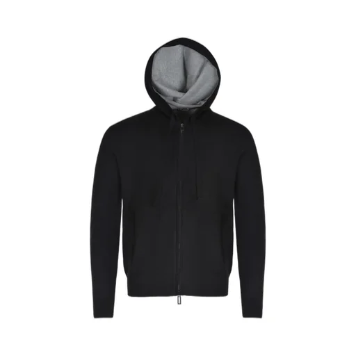 Paolo Pecora Hooded Zip-Up Sweater