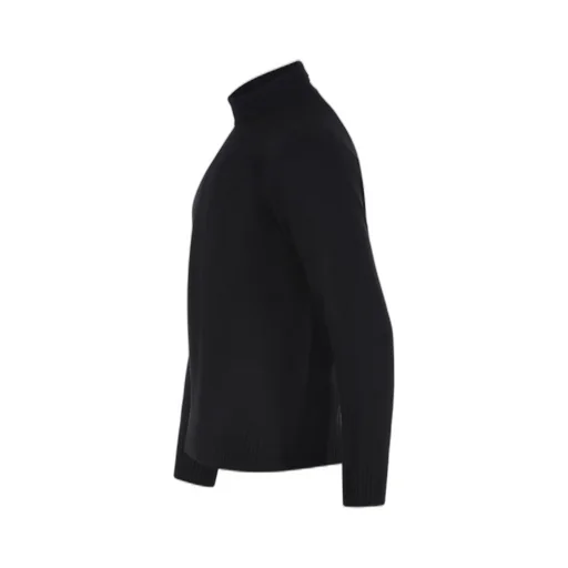 Paolo Pecora Ribbed High Collar Knitwear