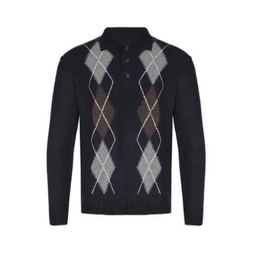 Paolo Pecora Argyle Knitwear