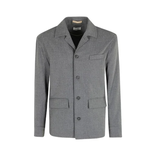 Paolo Pecora Pinstripe Buttoned Jacket