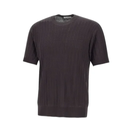 Paolo Pecora Ribbed Crew Neck T-Shirt
