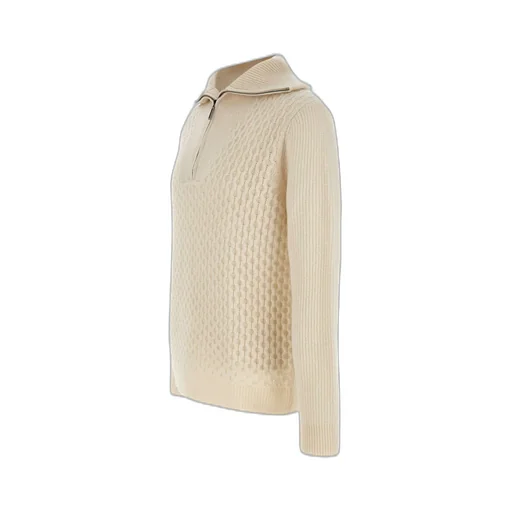 Paolo Pecora Honeycomb Half-Zip Knitwear