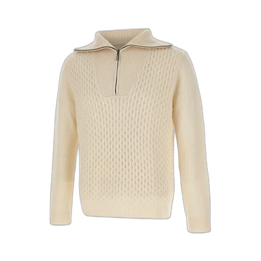 Paolo Pecora Honeycomb Half-Zip Knitwear