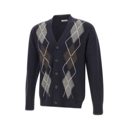 Paolo Pecora Geometric Cardigan Knitwear
