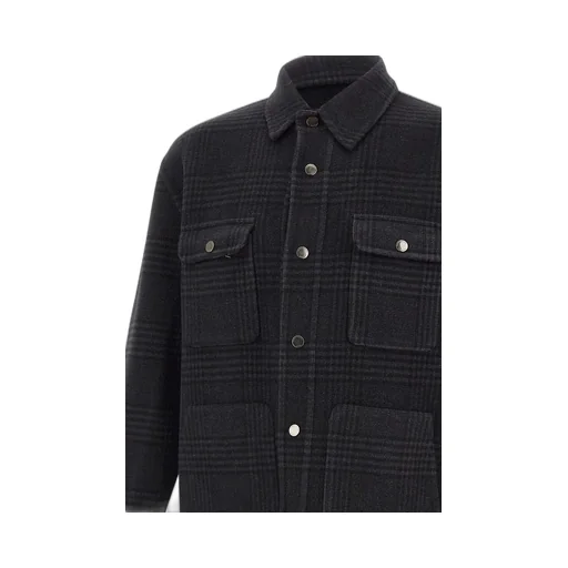 Paolo Pecora Micro Check Wool Jacket