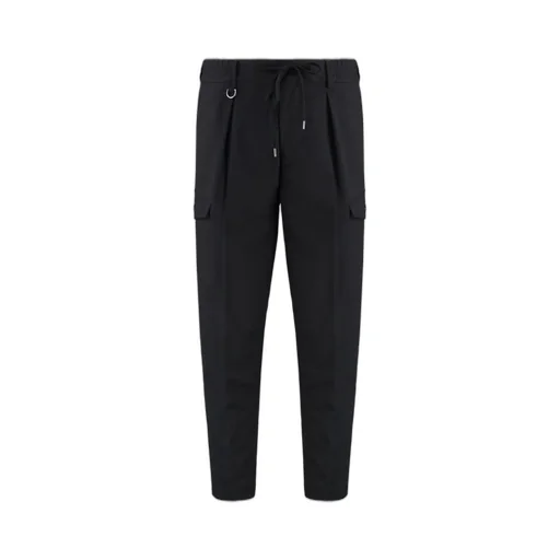 Paolo Pecora Viscose Blend Drawstring Trousers