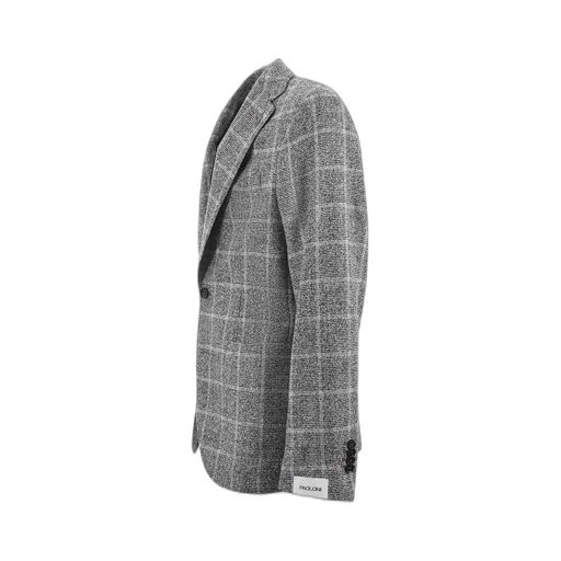 Paoloni Macro Check Wool Jacket