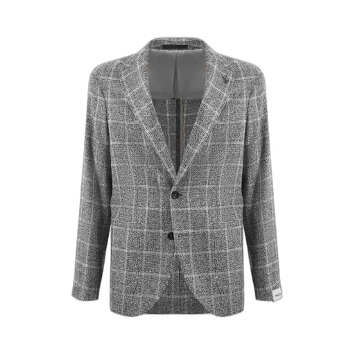 Paoloni Macro Check Wool Jacket