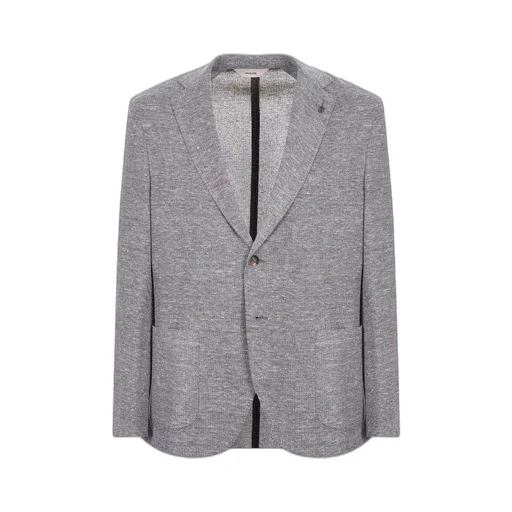 Paoloni Textured Single-Breasted Jacket