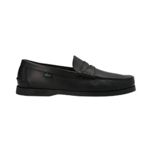 Paraboot Logo Label Round Toe Loafers