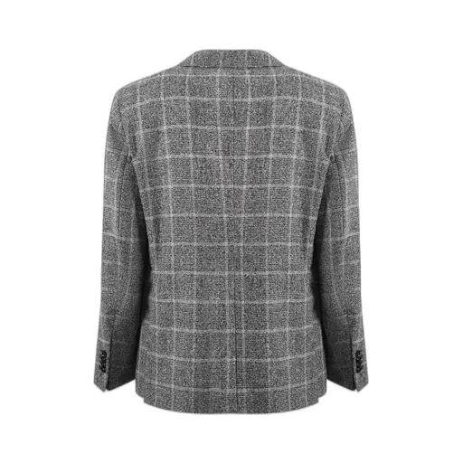 Paoloni Macro Check Wool Jacket