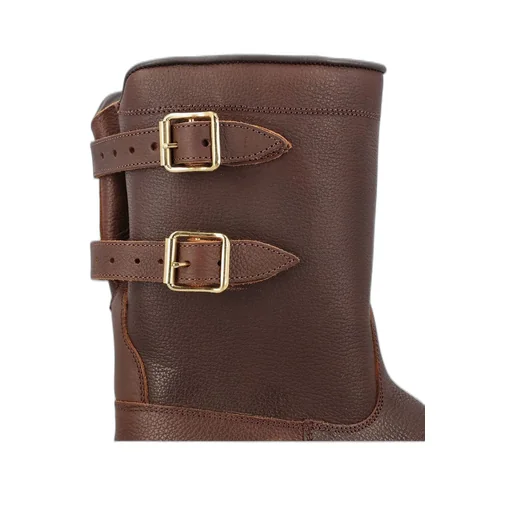 Paraboot Double-Buckled Round Toe Boots