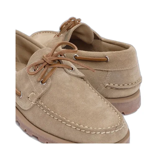 Paraboot Malo Round Toe Lace-Up Loafers