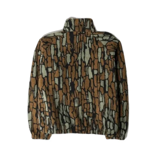 Patta Zip-Up Bark-Print Jacket