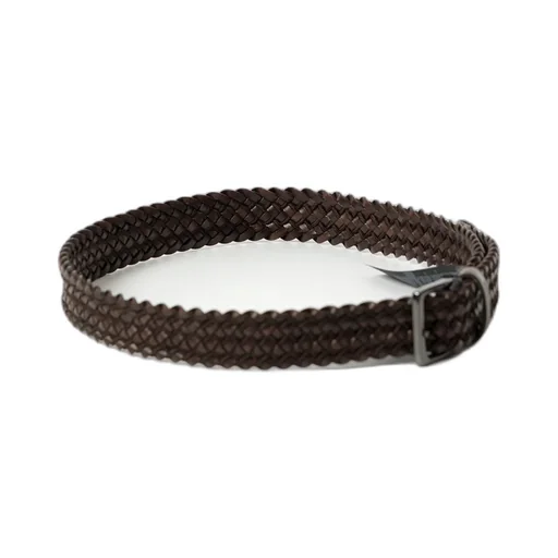 Paul & Shark Leather Trimmed Elastic Belt