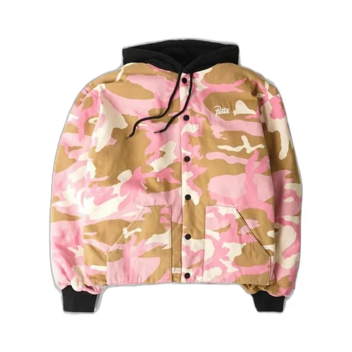 Patta Drawstring Hooded Bomber Jacket