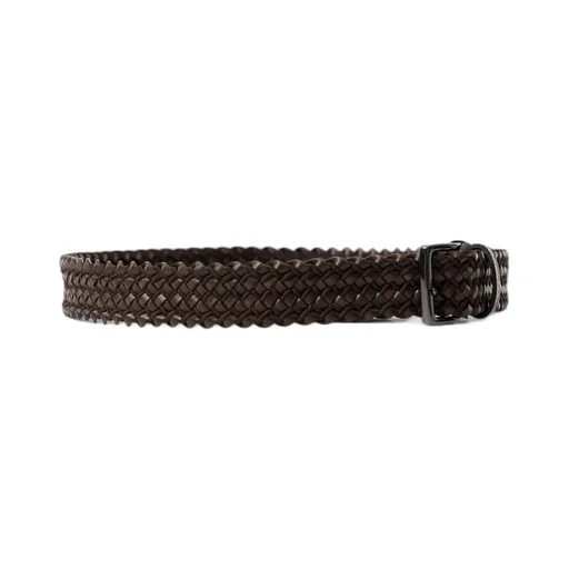 Paul & Shark Leather Trimmed Elastic Belt