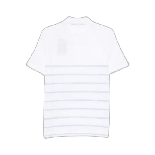 Paul & Shark Striped Short Sleeve Polo Shirt