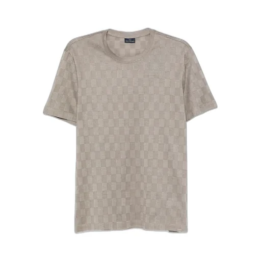 Paul & Shark Checkered Short Sleeve T-Shirt