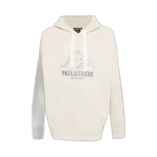 Paul & Shark Logo-Embroidered Drawstring Hoodie