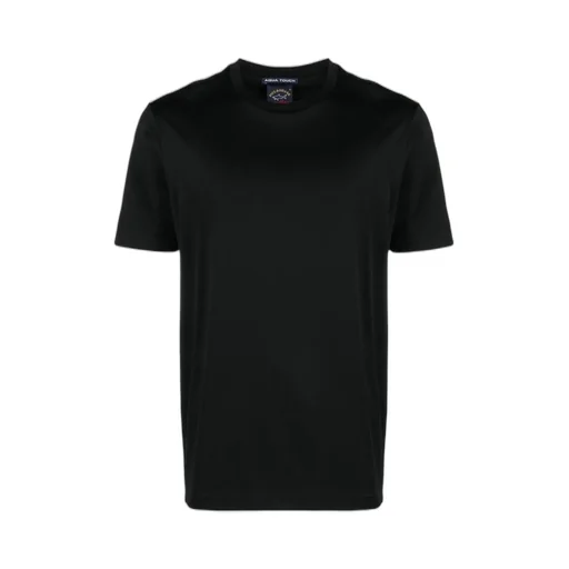 Paul & Shark Logo-Tape Crewneck T-Shirt