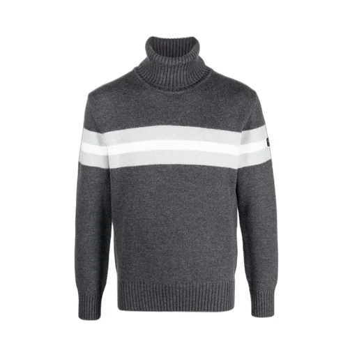 Paul & Shark Logo Embroidered Striped Jumper