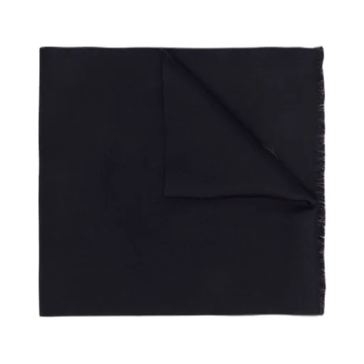 Paul & Shark Logo-Printed Fringed Scarf