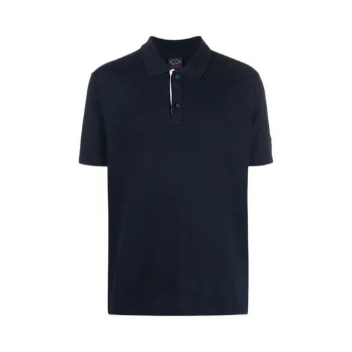 Paul & Shark Logo-Printed Buttoned Polo Shirt