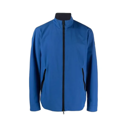 Paul & Shark Logo-Patch High Neck Zipped Jacket