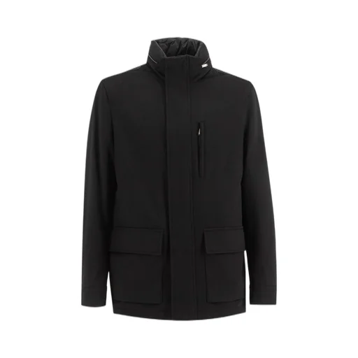 Paul & Shark High-Collar Cashmere Coat