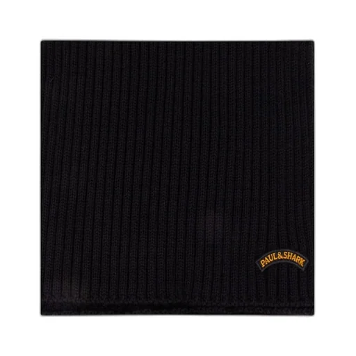 Paul & Shark Logo Wool Scarf