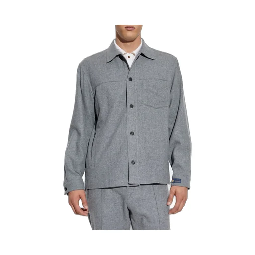 Paul & Shark Wool Button-Up Shirt