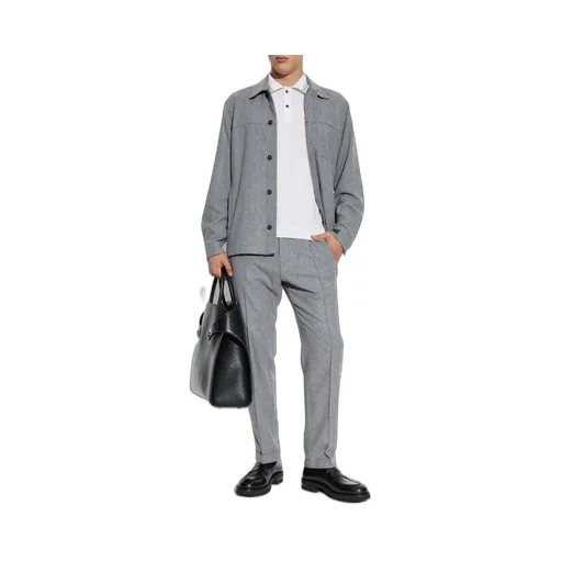 Paul & Shark Wool Button-Up Shirt