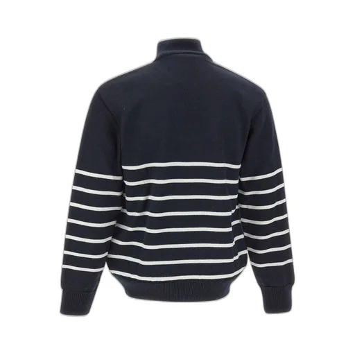 Paul & Shark Striped Half-Zip Sweater