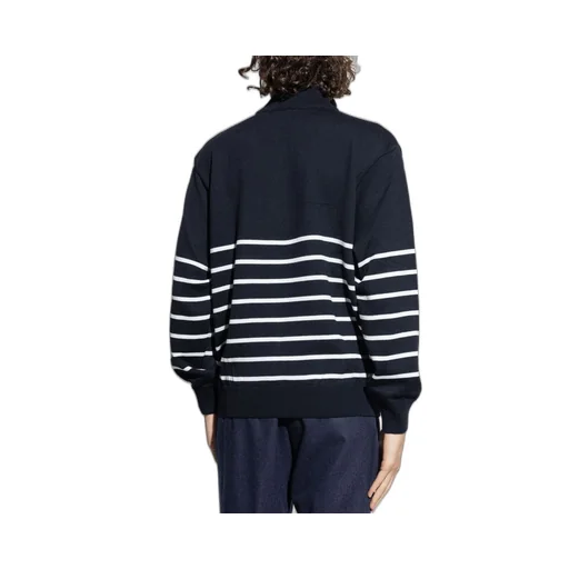 Paul & Shark Striped Zip-Neck Knitwear