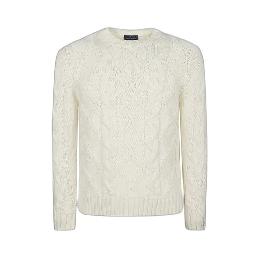 Paul & Shark Cable Knit Crew Neck Sweater
