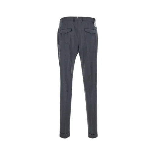 Pt Torino Turn-Up Wool Stretch Pants