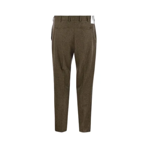 Pt Torino Flannel Straight-Leg Pants