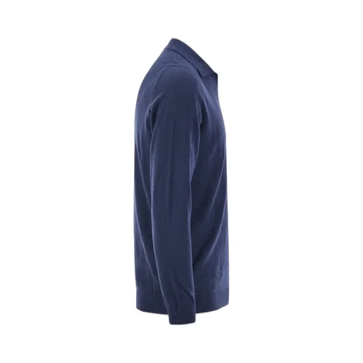 Pt Torino Slim Fit Long-Sleeve Polo Shirt