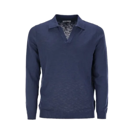 Pt Torino Slim Fit Long-Sleeve Polo Shirt