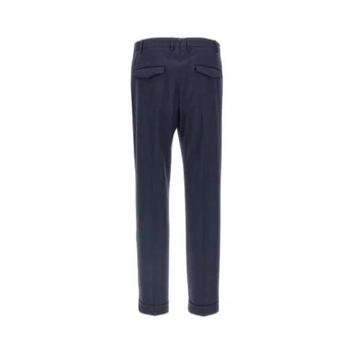 Pt Torino Brushed Wool Straight-Leg Pants