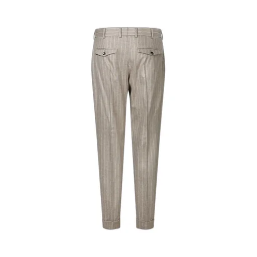 Pt Torino Pleated Front Pants With Belt Loops